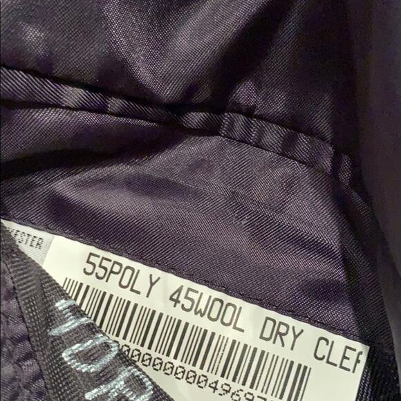 Chaps Ralph Lauren 40R GRAY Pointy Lapel Mens Tuxedo Jacket Wedding Prom - Picture 4 of 5